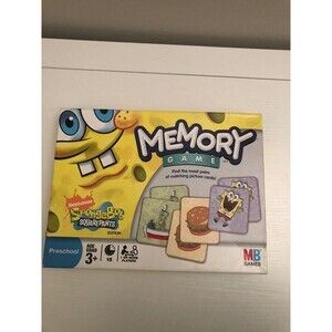 Nickelodeon SpongeBob Squarepants Memory Game 2008 Edition MB Games